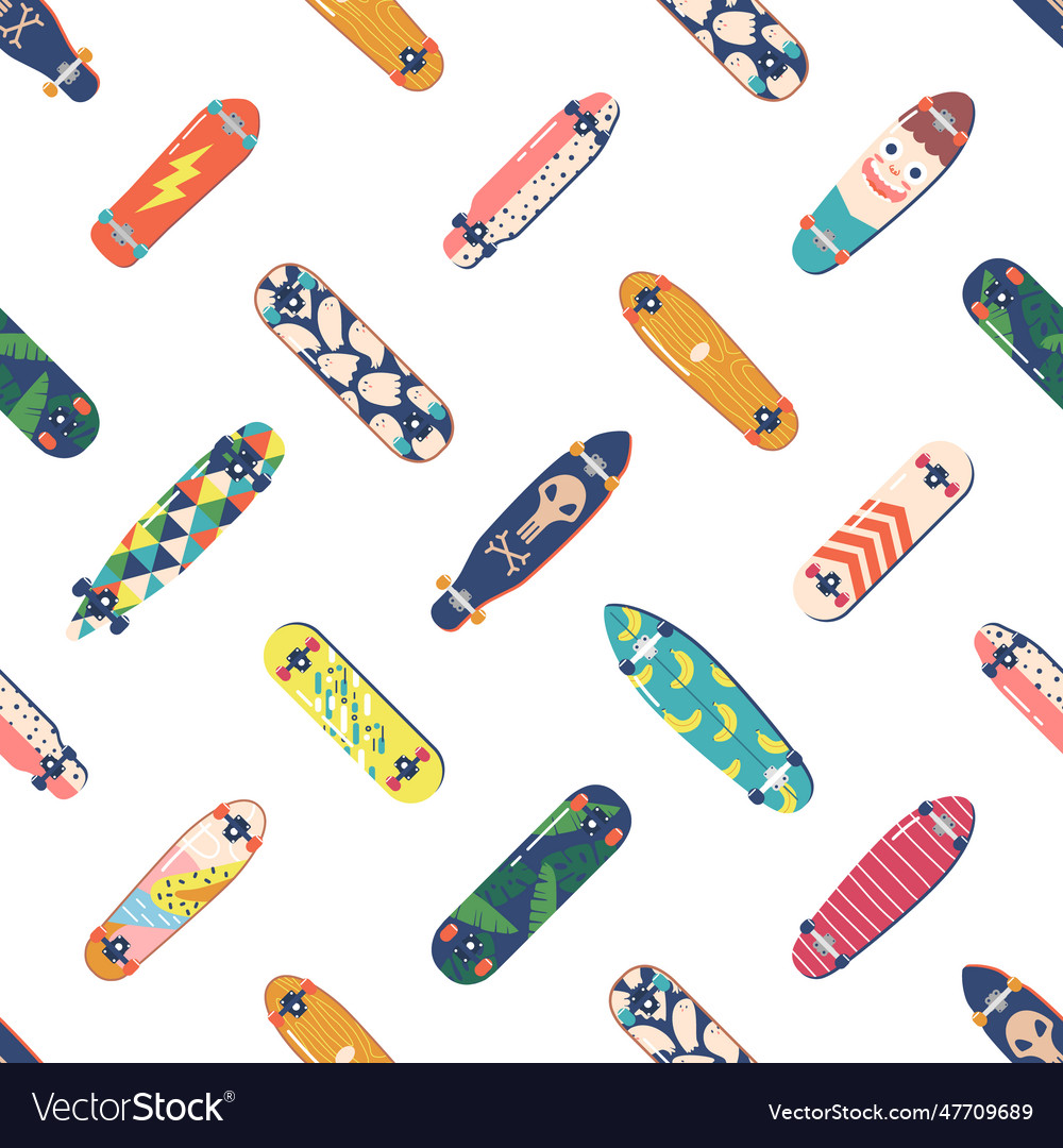 Vibrant seamless pattern showcasing an array