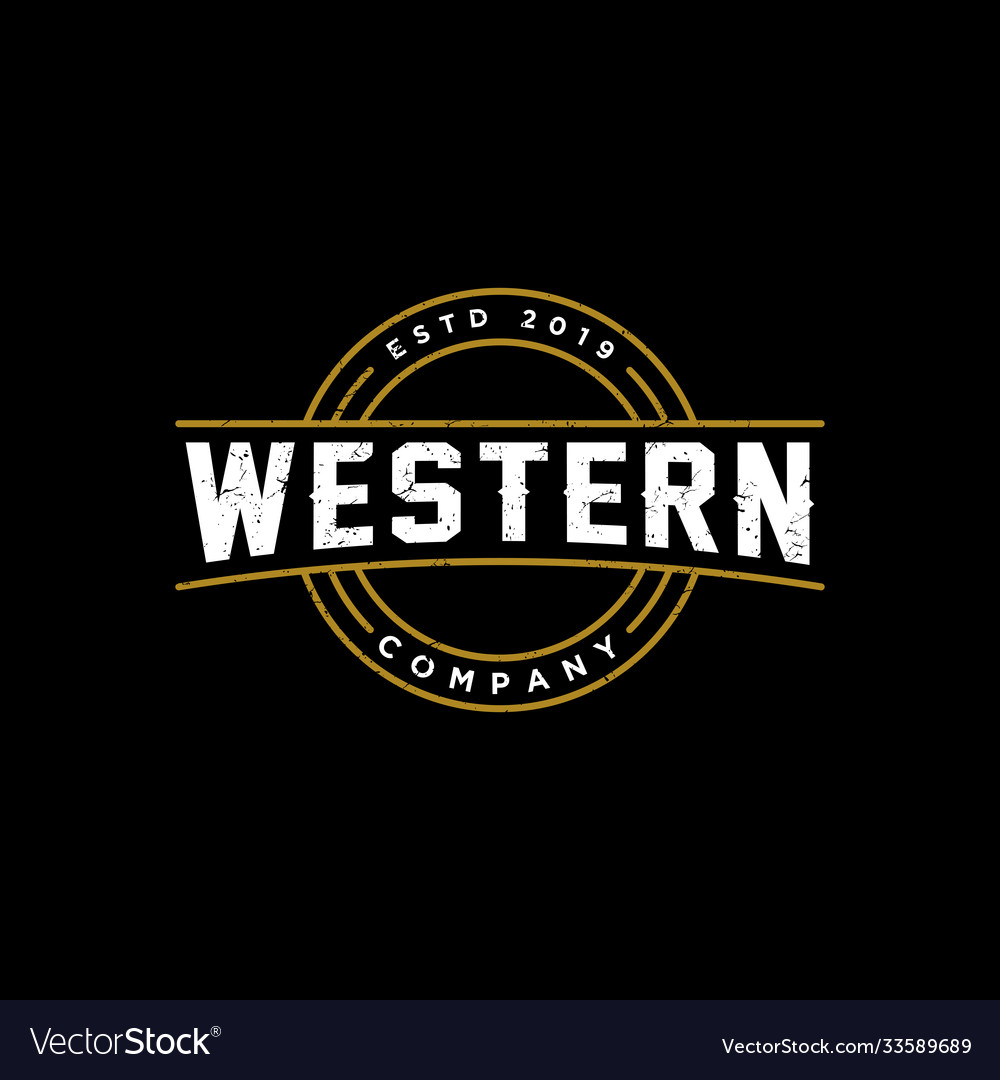 Western Stamp Circle Emblem