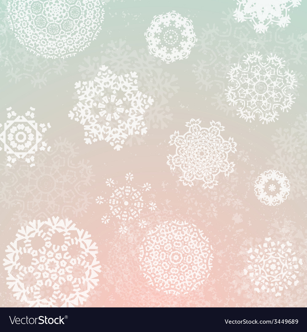 Winter Snowflake Pattern