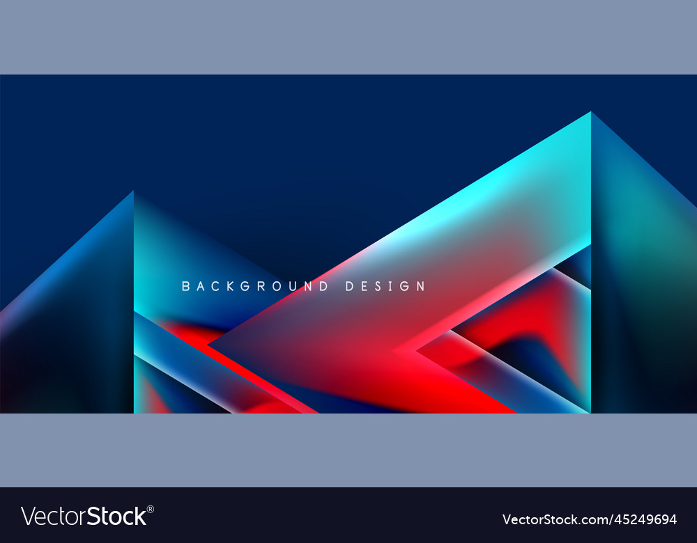 Futuristic triangle abstract background