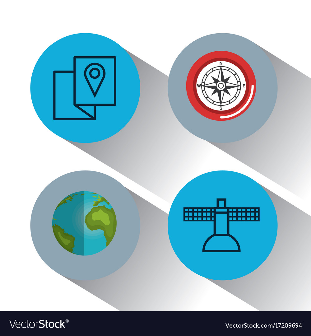 Gps navigation app icons