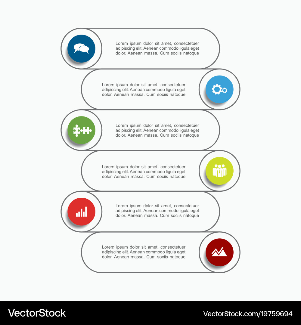 Infographic template Royalty Free Vector Image