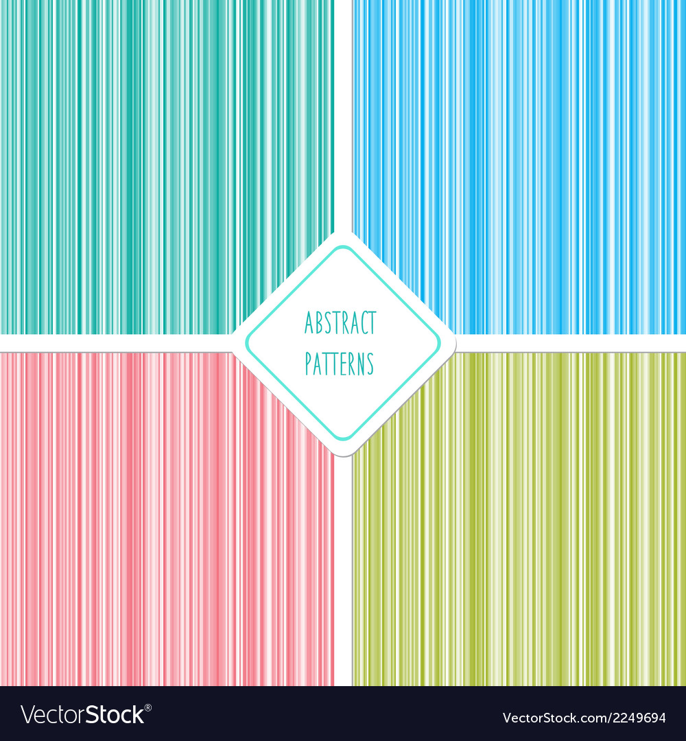 Line Pattern Set - Abstract Stripes
