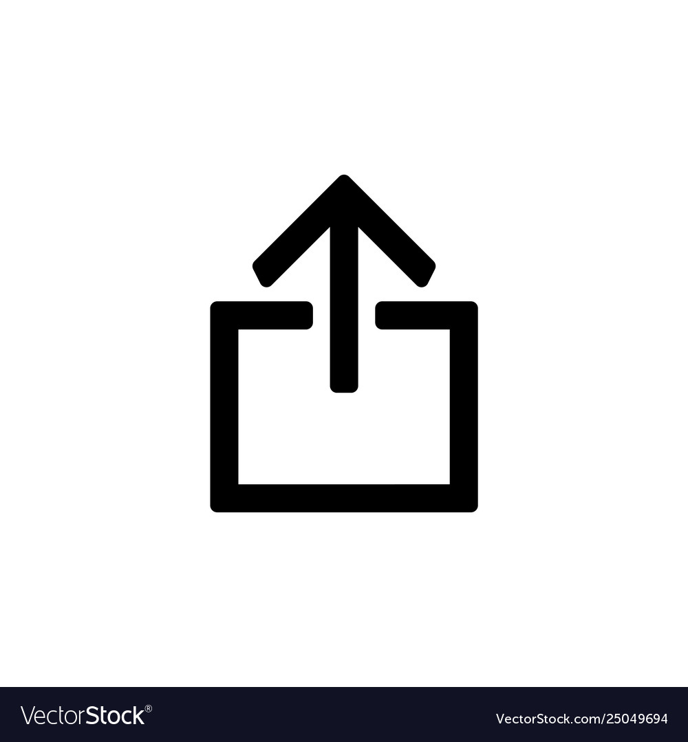 Logout icon for simple flat style ui design vector image Logout icon for simple flat style ui design