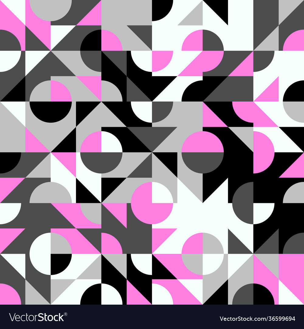 Mosaic abstract pattern design vector image Mosaic abstract pattern design