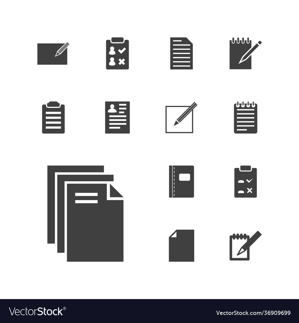 13 notepad icons