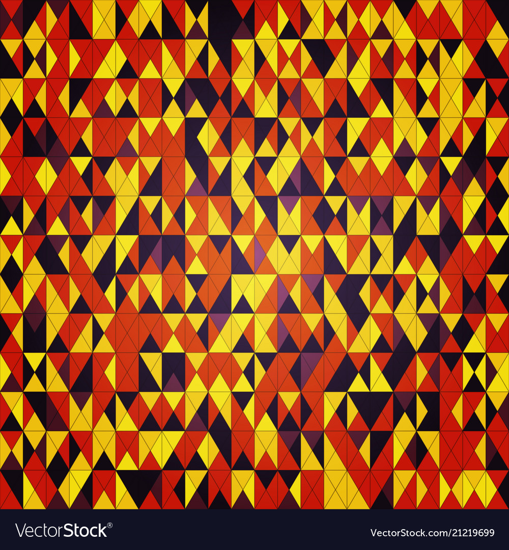 Abstract triangle pattern background advertising vector image Abstract triangle pattern background advertising