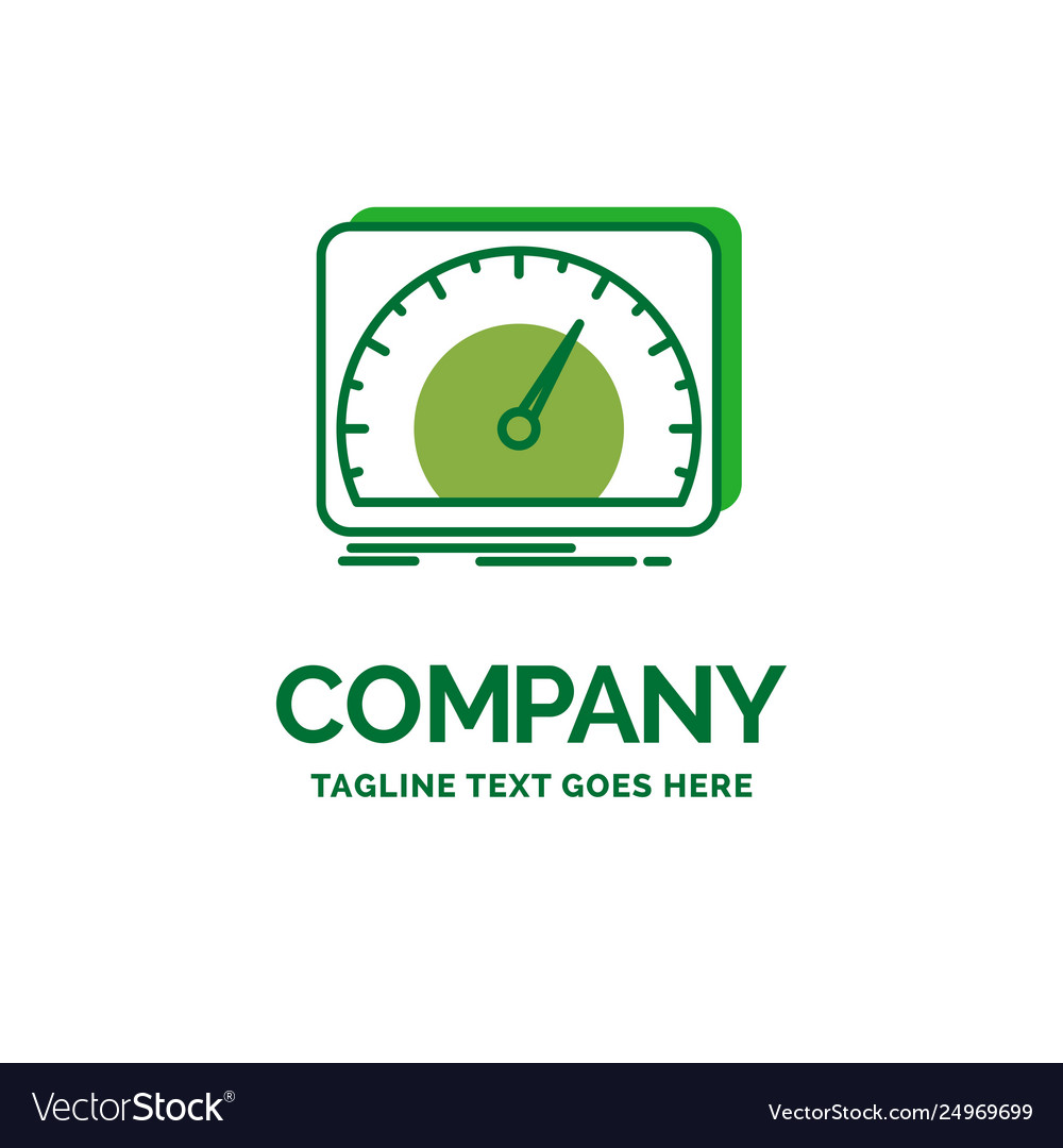 Dashboard device speed test internet flat vector image Dashboard device speed test internet flat
