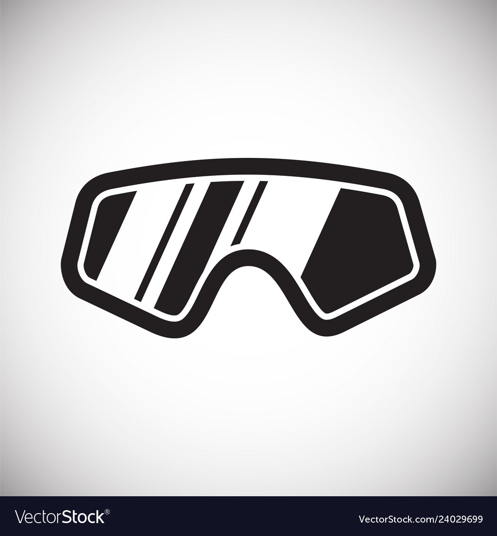 Glasses icon on white background for graphic Vector Image