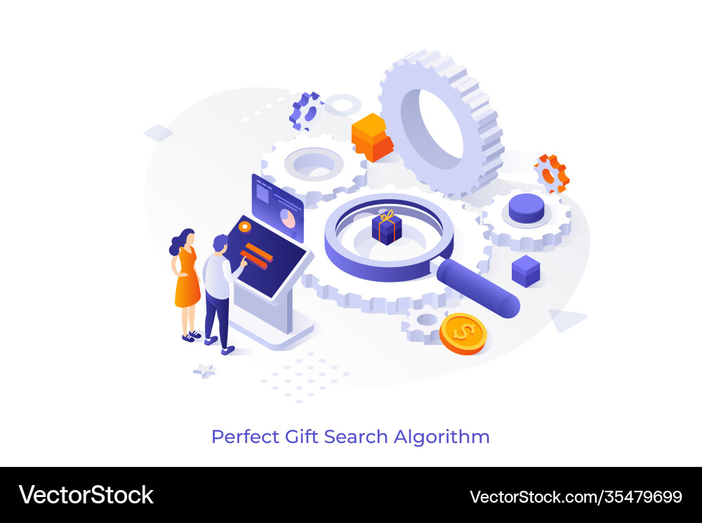 Isometric concept Royalty Free Vector Image - VectorStock