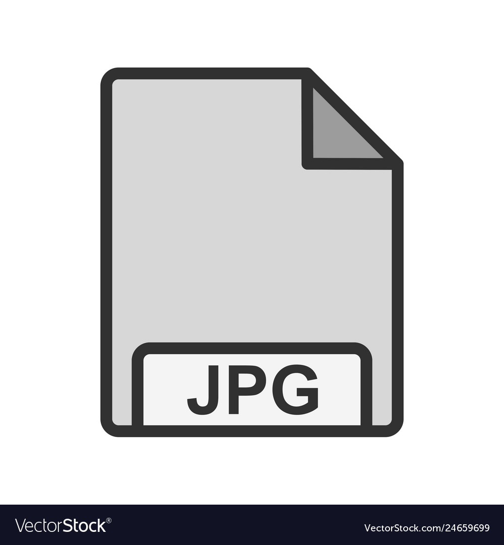 Jpg icon Royalty Free Vector Image - VectorStock