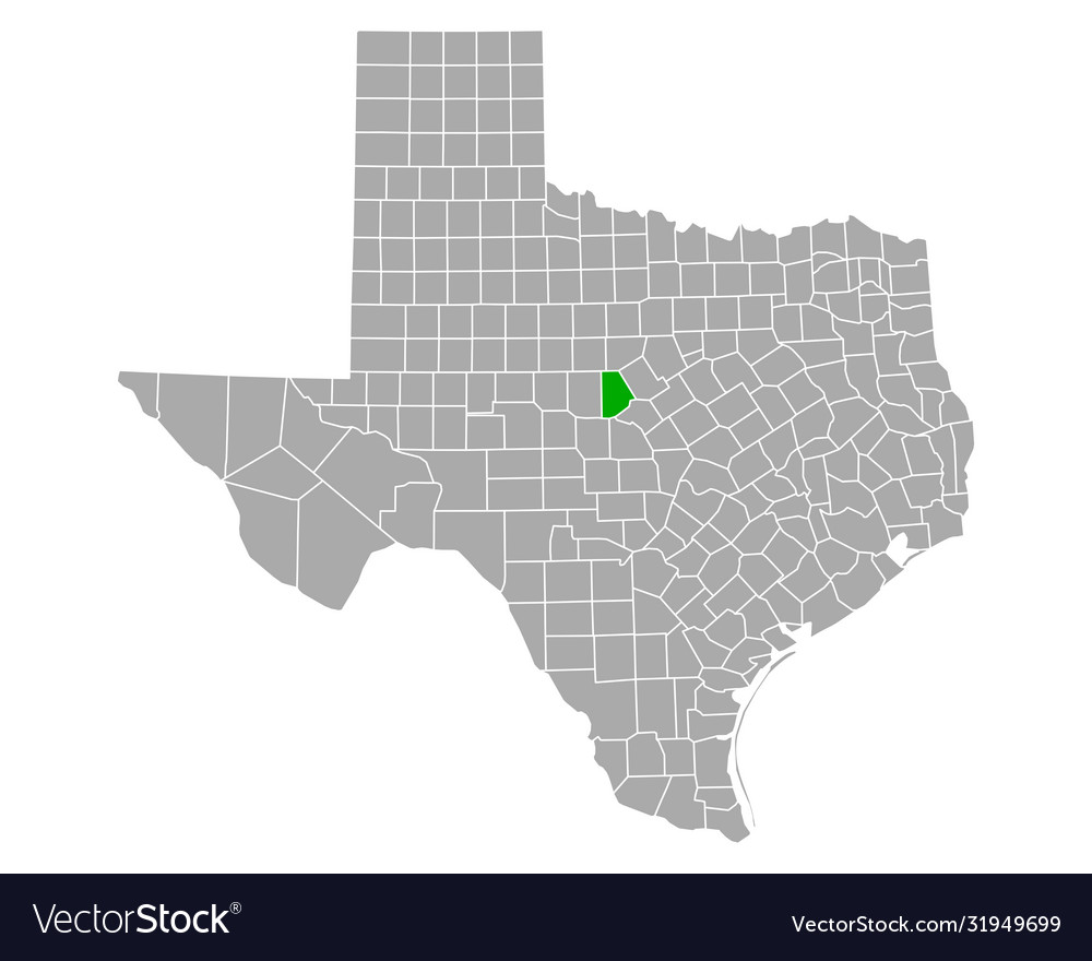 Map brown in texas