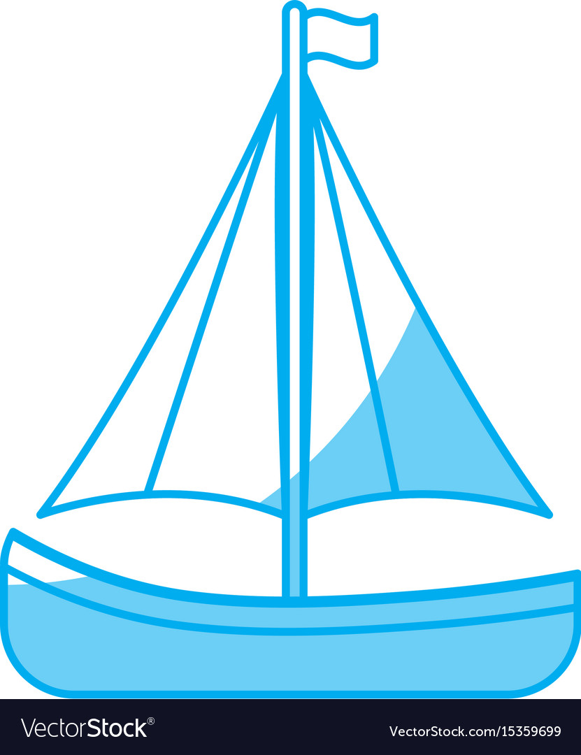 Sailboat Icon Image Royalty Free Vector Image - Vectorstock