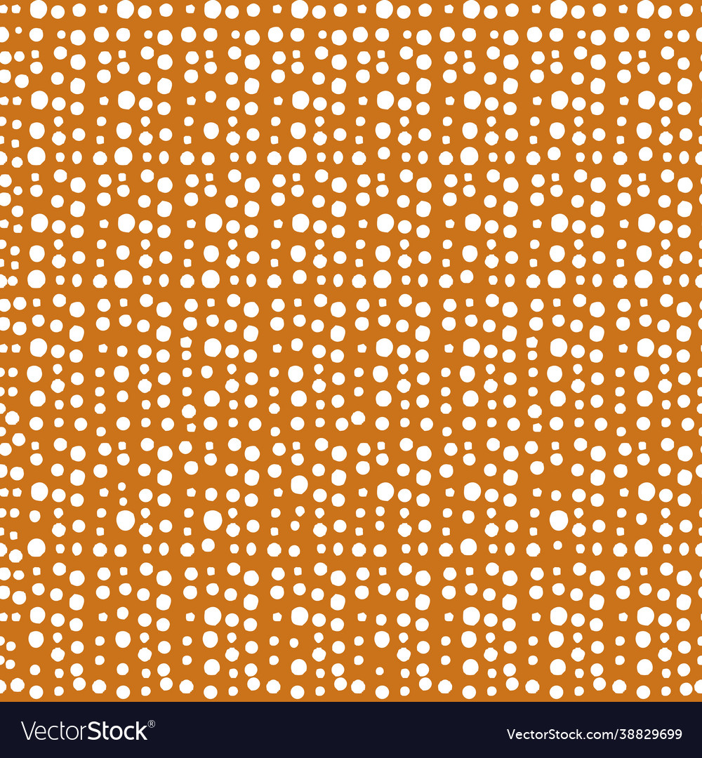 Seamless pattern with brush drawn dots abstract vector image Seamless pattern with brush drawn dots abstract