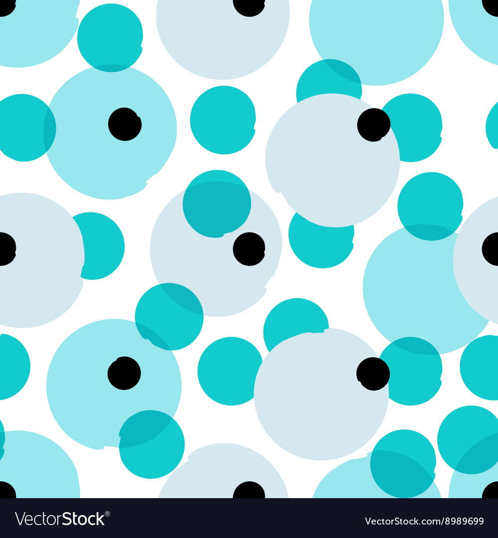 Seamless universal pattern polka dots circles