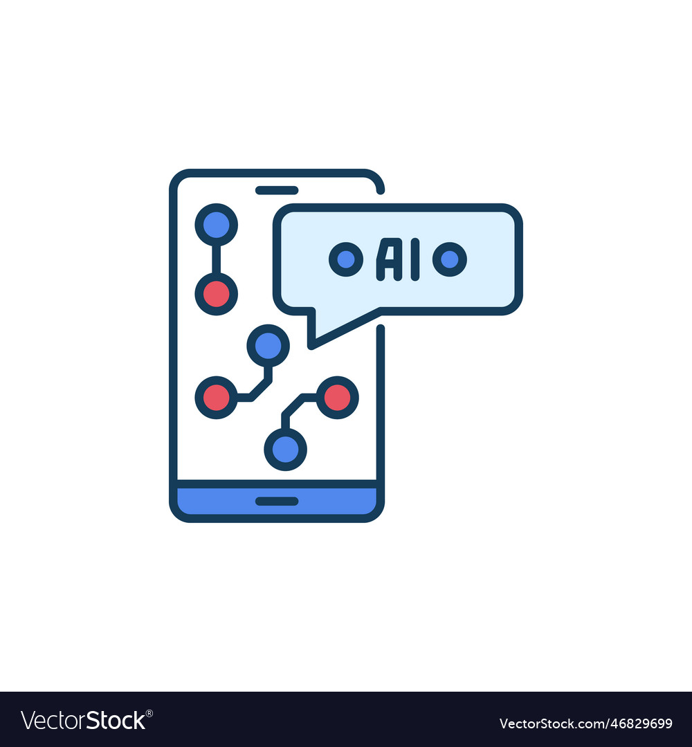 Smartphone with ai app artificial intelligence