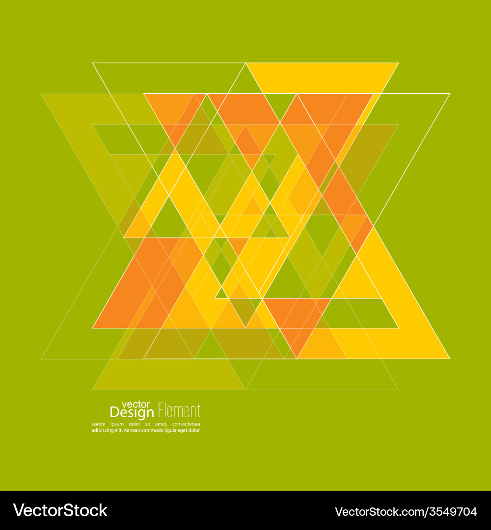 Abstract background with triangles Royalty Free Vector Image
