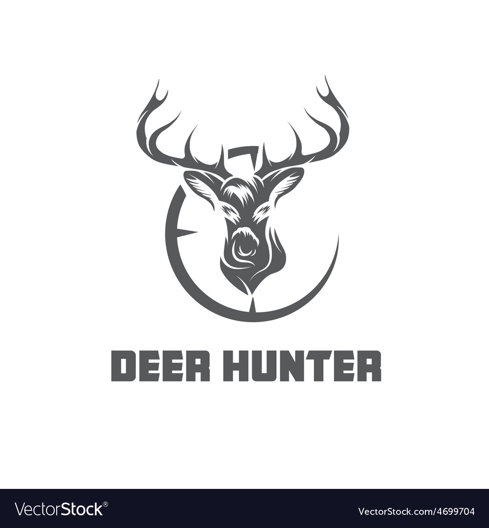 Deer hunter design template