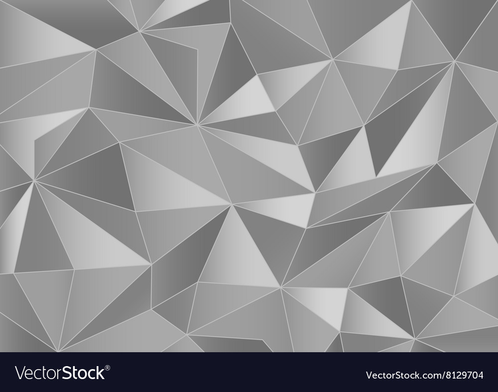 Grayscale Triangles 3D Background