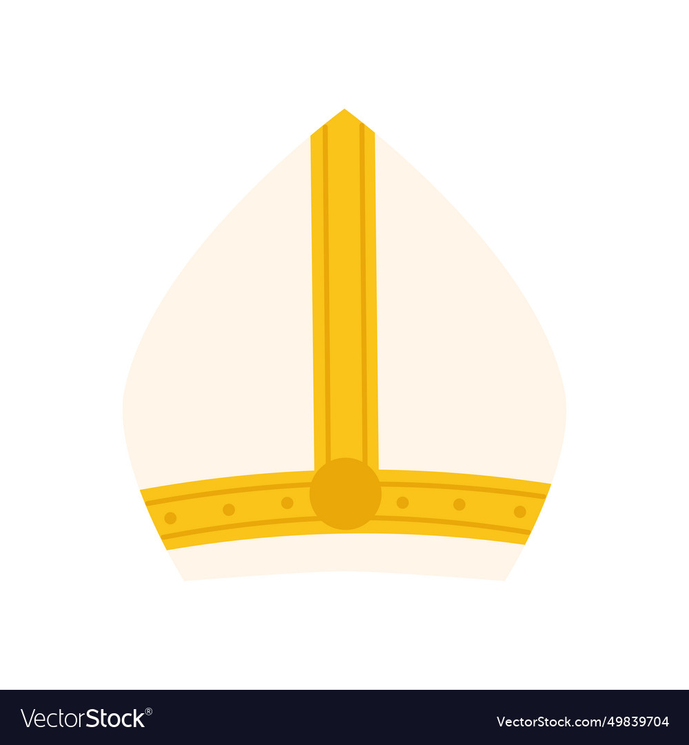 Italian pope hat Royalty Free Vector Image - VectorStock