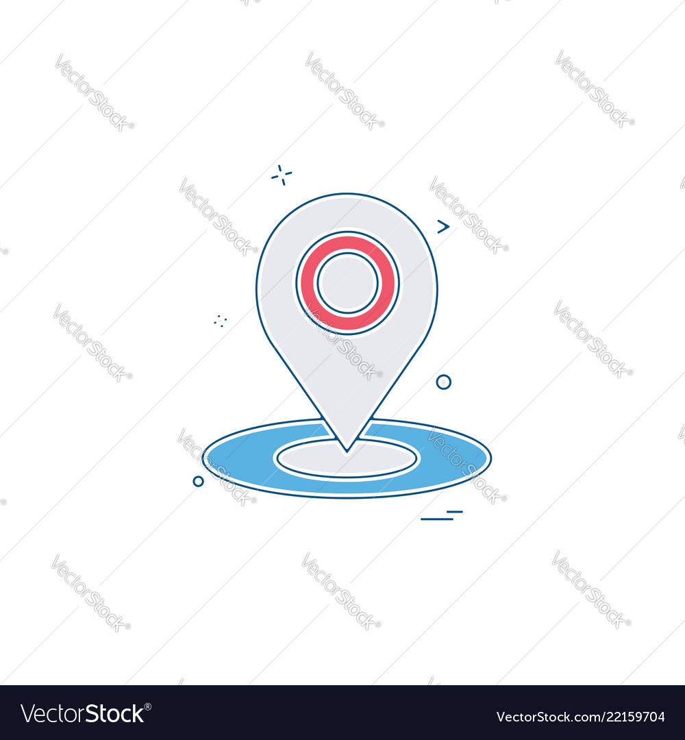 Navigation icon design vector image Navigation icon design