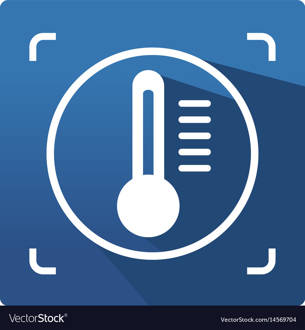 Thermography control icon Royalty Free Vector Image