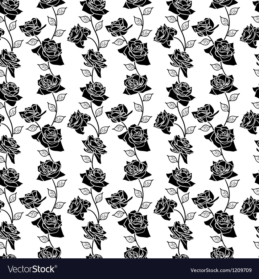 Beautiful seamless wallpaper with rose flowers