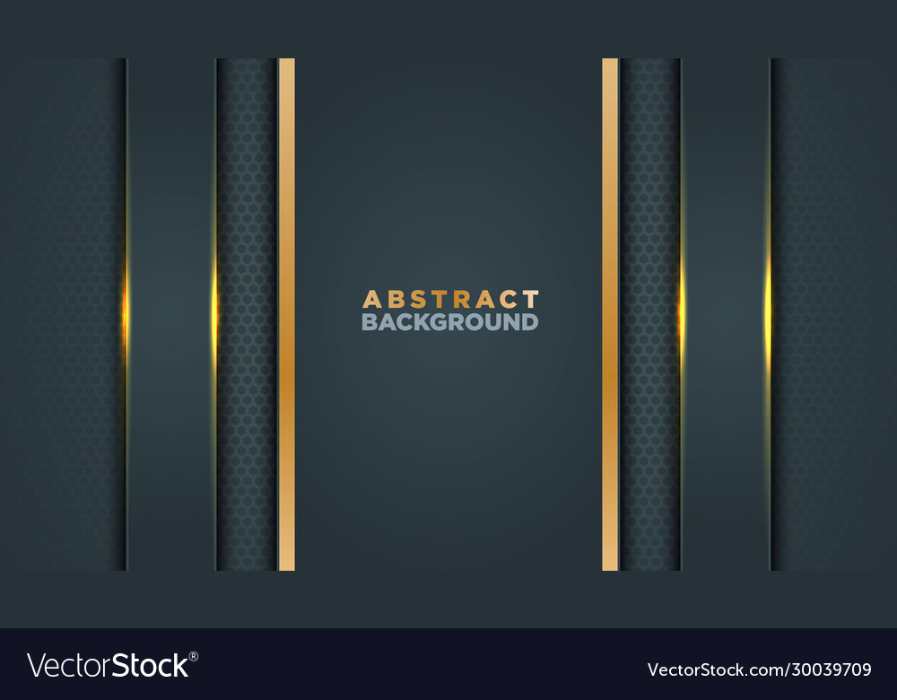 Dark abstract background with black overlap vector image Dark abstract background with black overlap