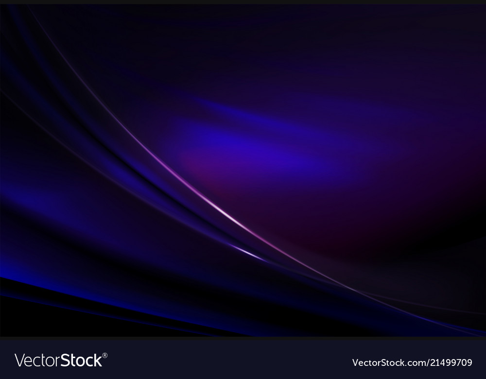 Elegant dark background of blue hue with smooth Vector Image