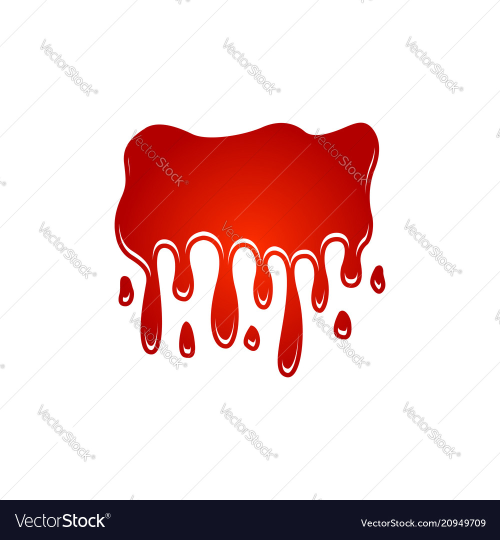 Liquid paint melt Royalty Free Vector Image VectorStock