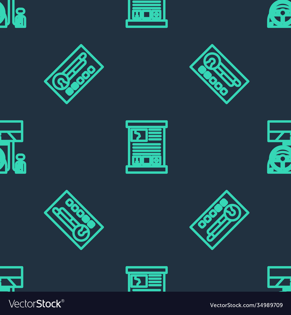 Set line game guide create account screen Vector Image Set line game guide create account screen