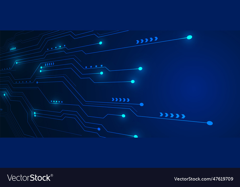 Technology background with hi-tech digital data vector image Technology background with hi-tech digital data