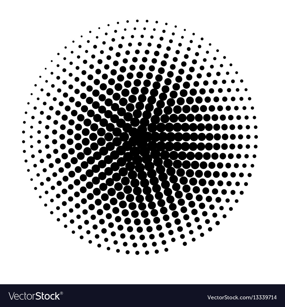 Abstract halftone circle background