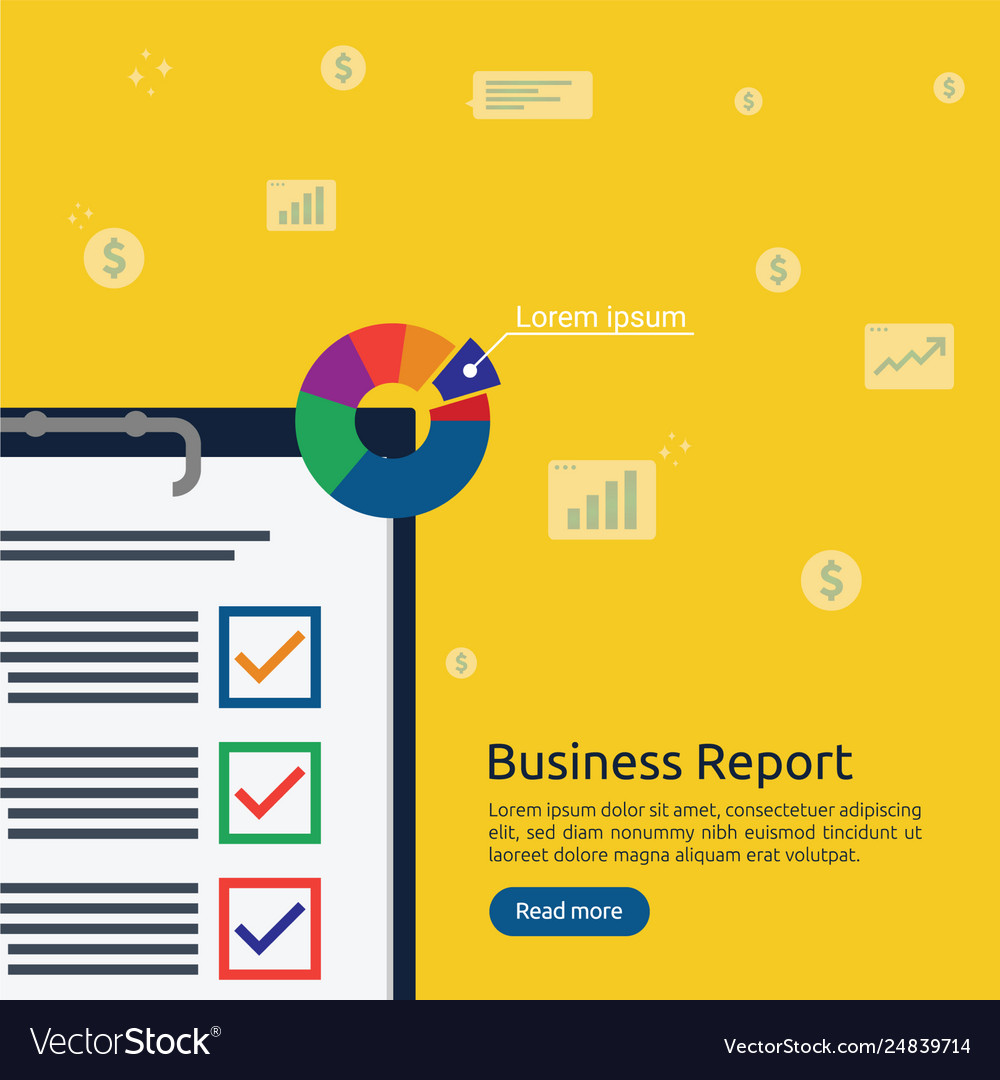 Business analyst or financial research report