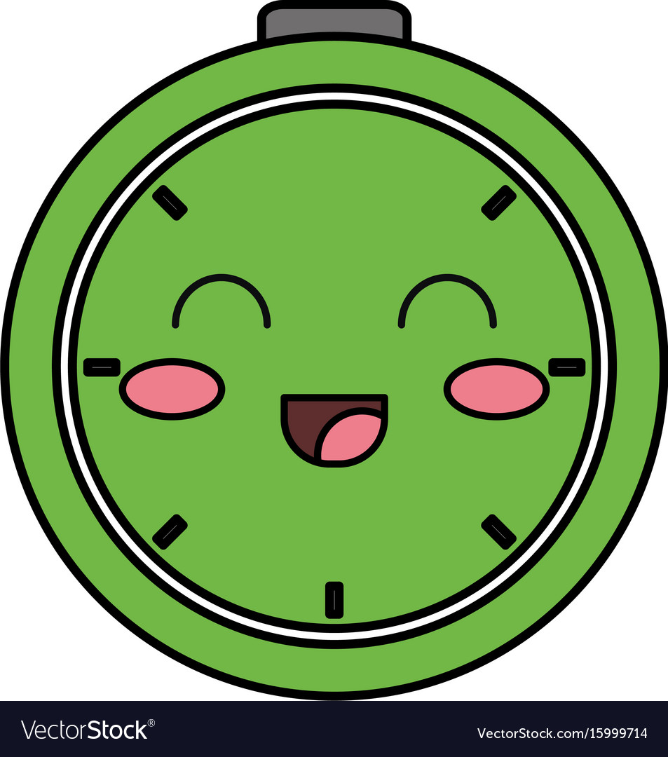 Chronometer timer kawaii character