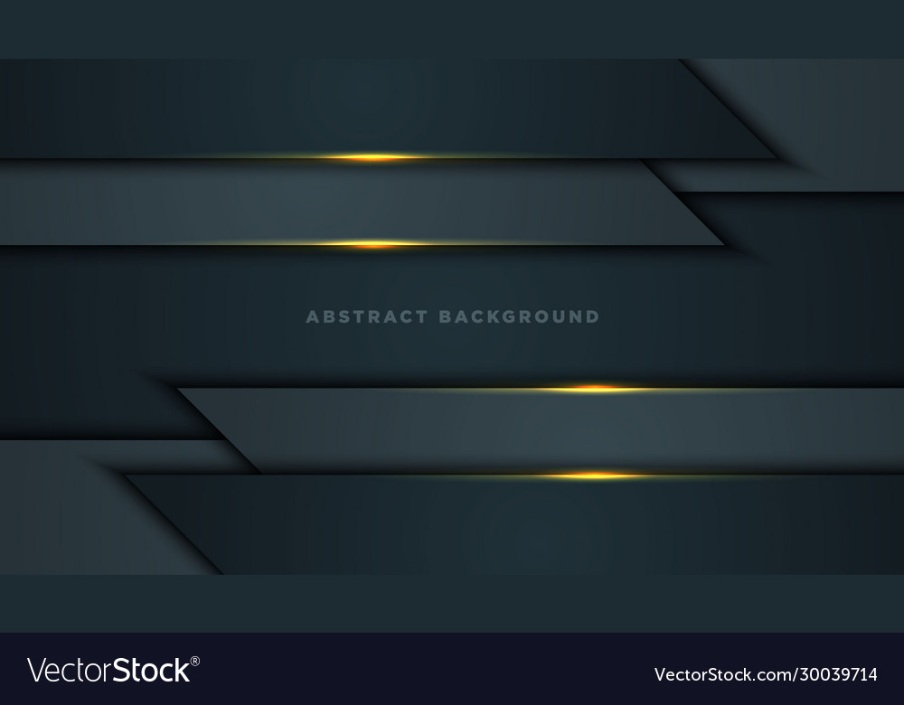 Dark abstract background with black overlap vector image Dark abstract background with black overlap