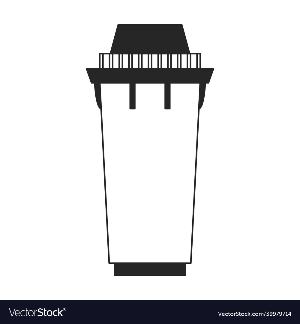 Filter jug iconblack icon isolated