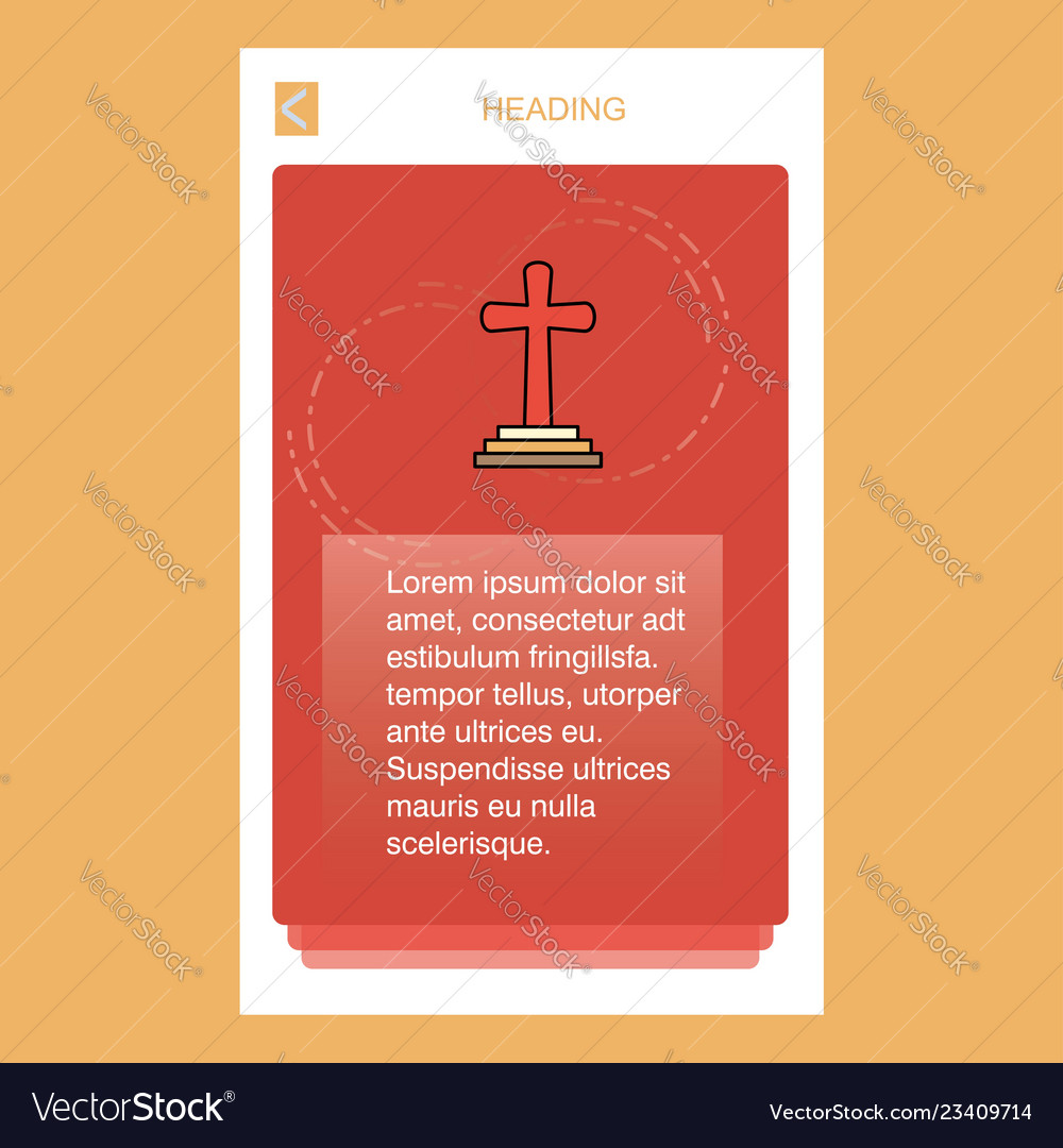 Grave mobile vertical banner design