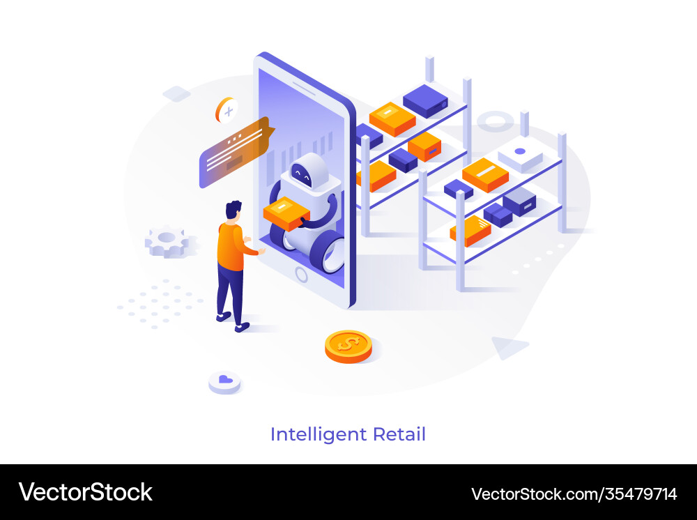Isometric concept Royalty Free Vector Image - VectorStock