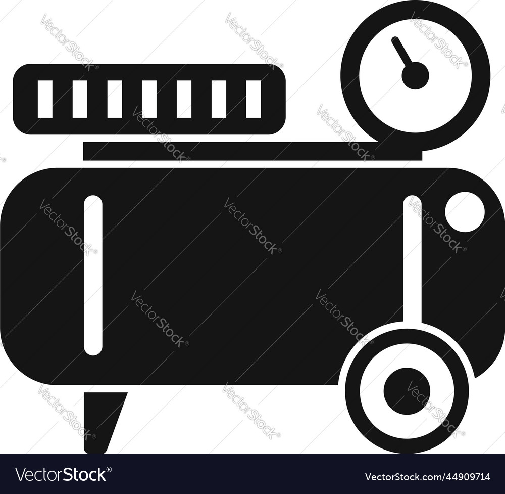 Paint compressor icon simple air machine Vector Image