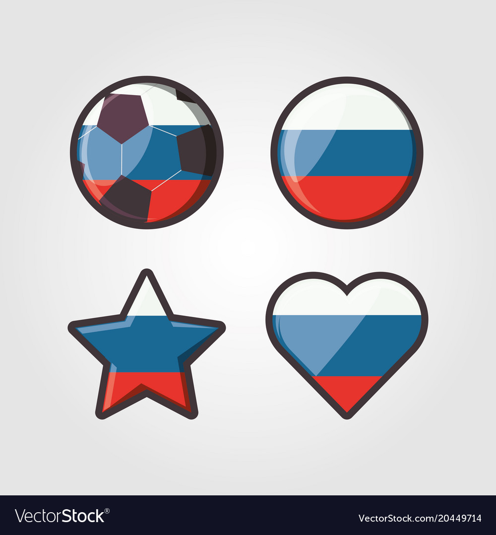 Soccer world cup russia design