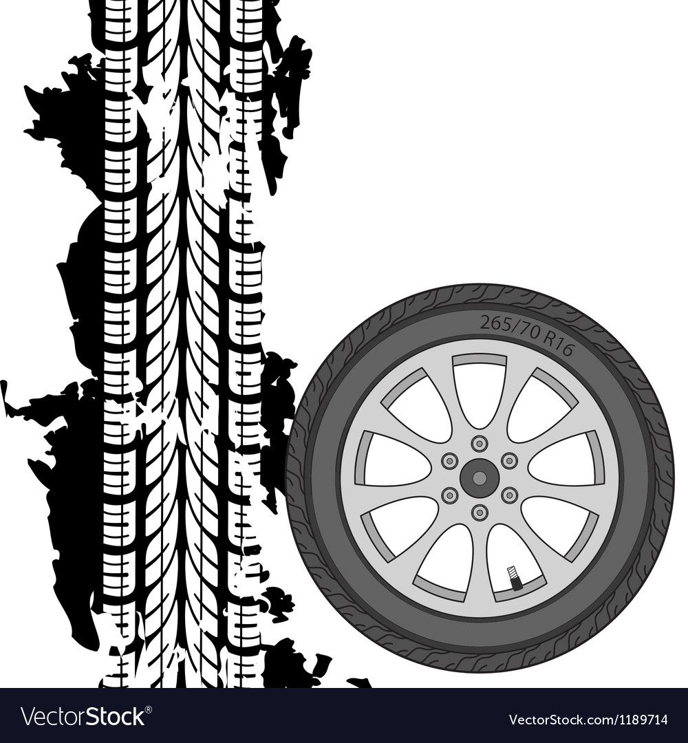 Tire Tread Pattern Background