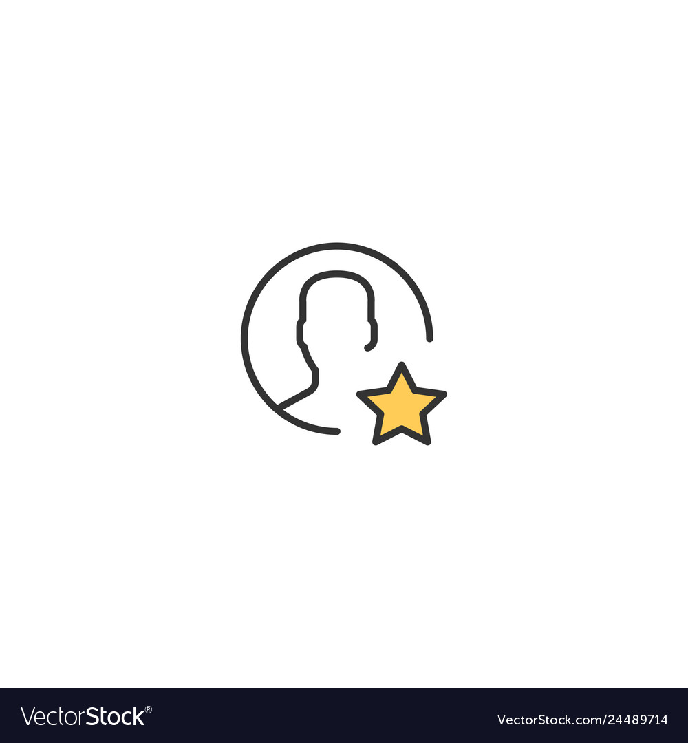 User icon design interaction vector image User icon design interaction