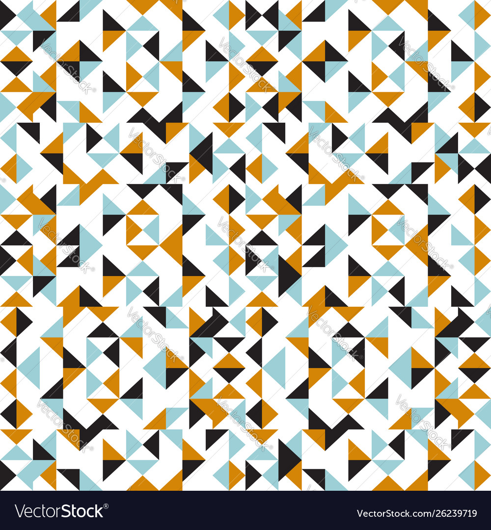 Seamless texture with geometric triangle abstract
