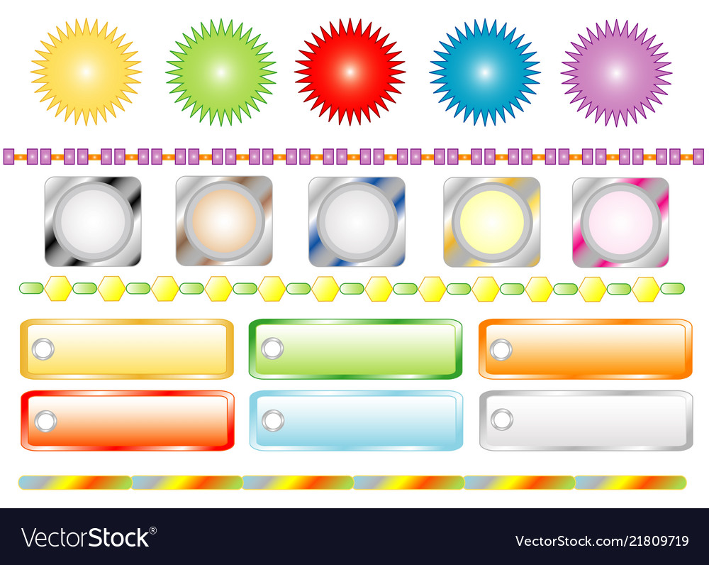 Set colors buttons for web