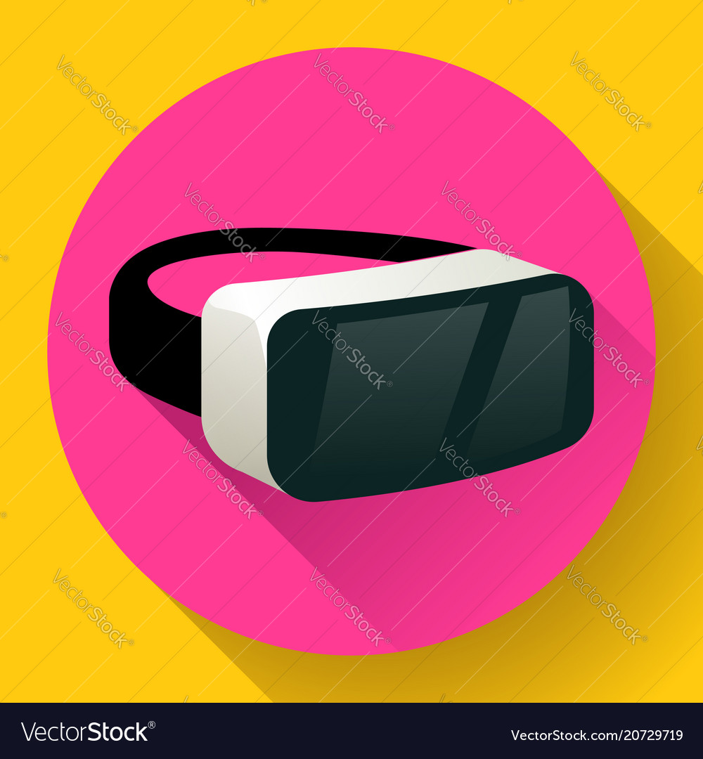 Vr glasses icon or virtual reality helmet