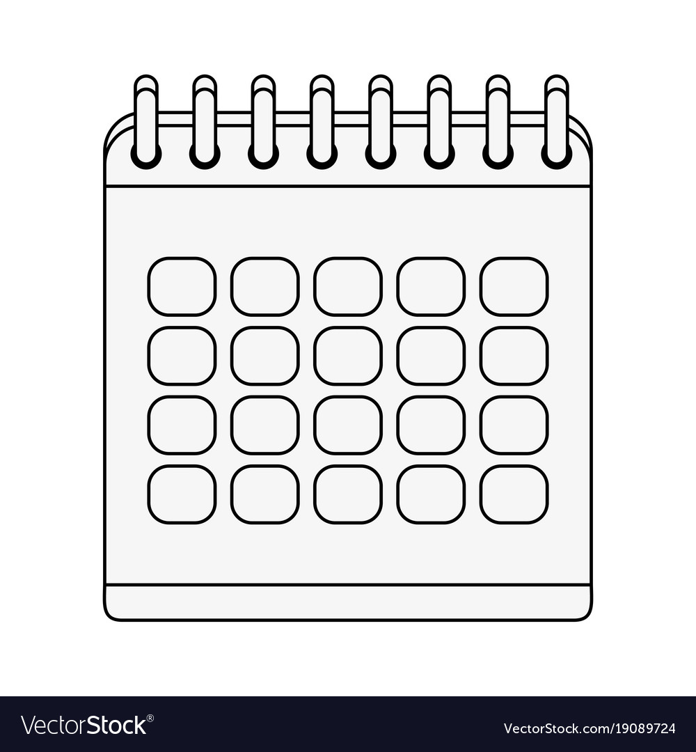 Calendar event symbol Royalty Free Vector Image