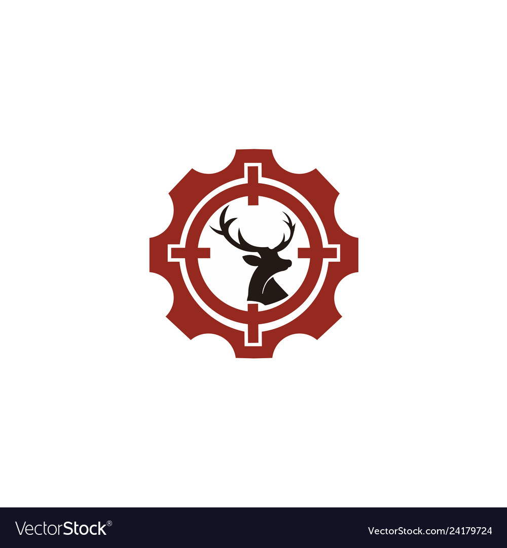 Deer and gunsight