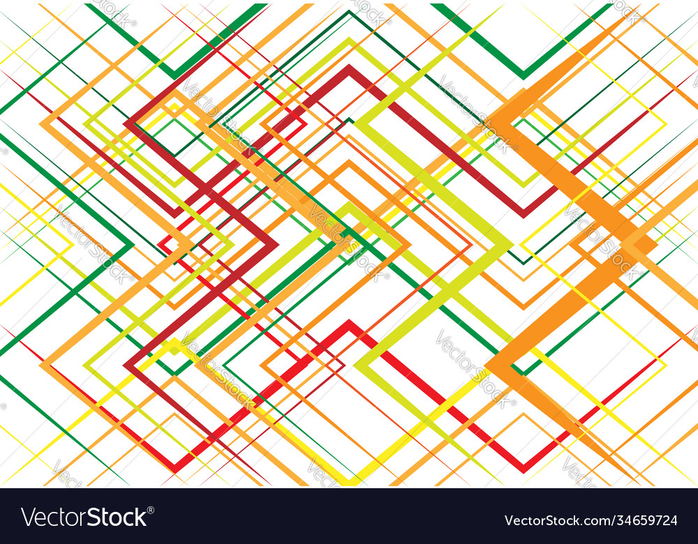 Geometric structure network chaotic jumble vector image Geometric structure network chaotic jumble