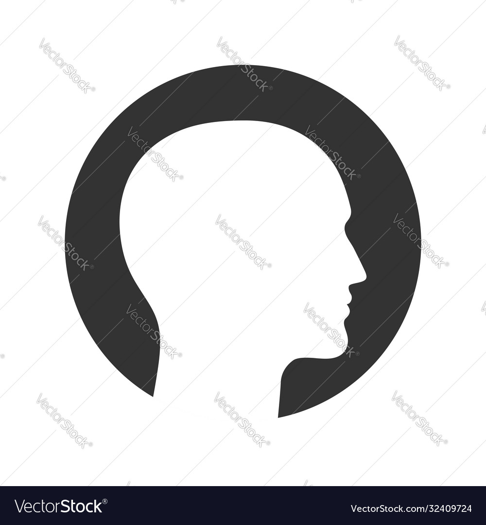 Head symbol Royalty Free Vector Image - VectorStock